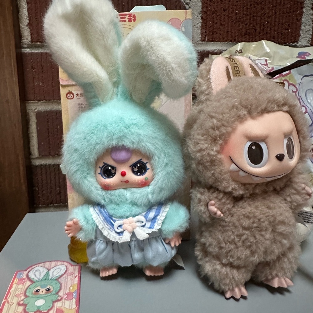 🐰 Baby Three Mini Rabbit new v2 Blind Box BB3 plush pendant NIB special eyes - Picture 5 of 10